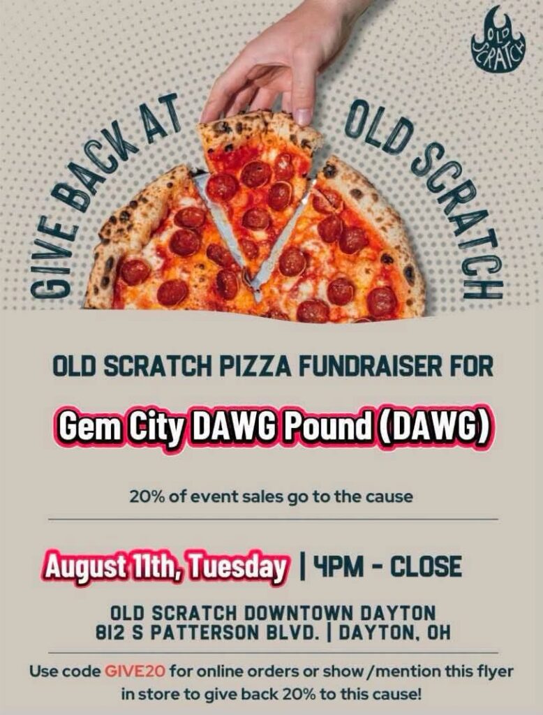 Old Scratch Fundraiser flyer
